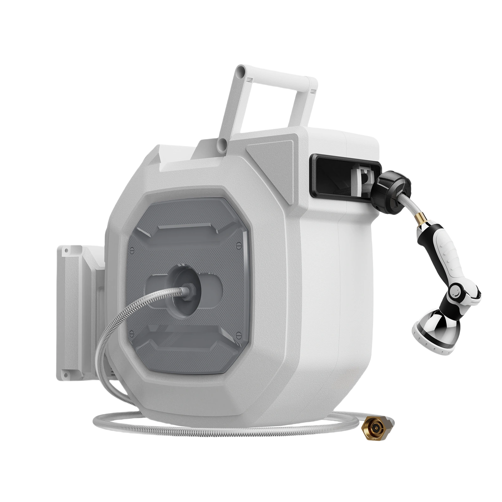 1/2",5/8" x 100 FT,135 FT Heavy Duty Retractable Garden Hose Reel By HOZEREEL