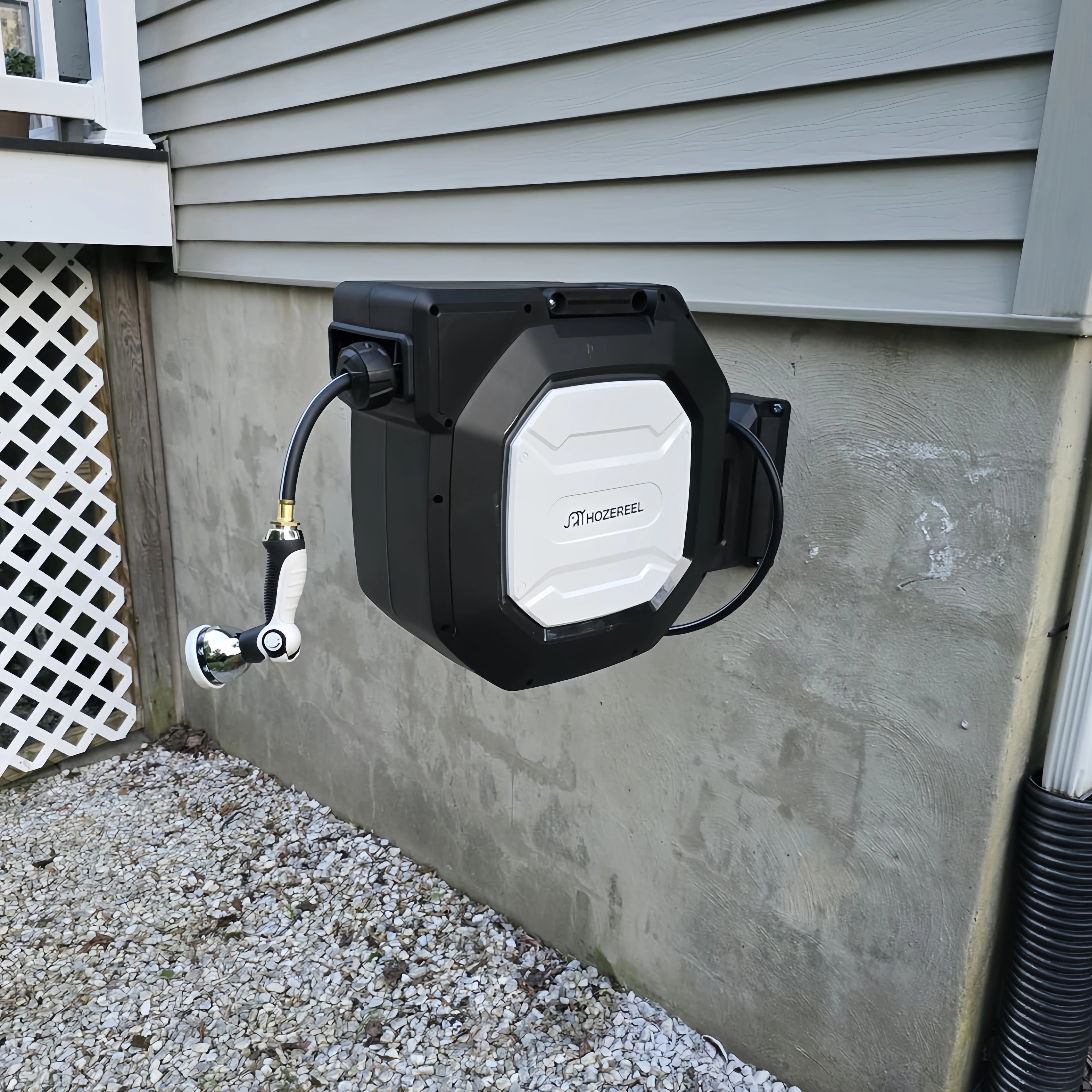 HOZEREEL hosereel,5/8 x 100 ft retractable garden hose,Water hose outdoor,HOZEREEL Tools