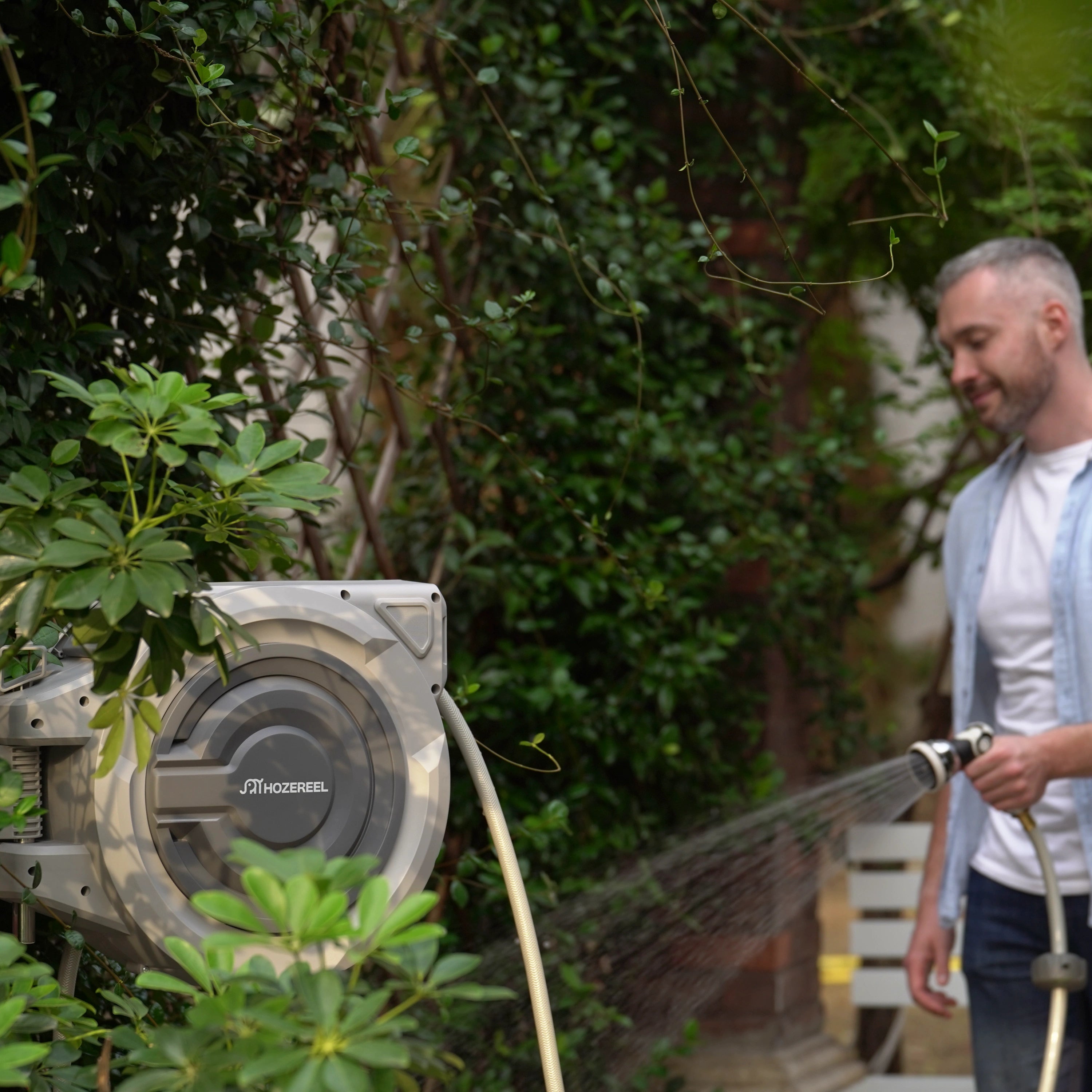 Smart Retractable Garden Hose Reel