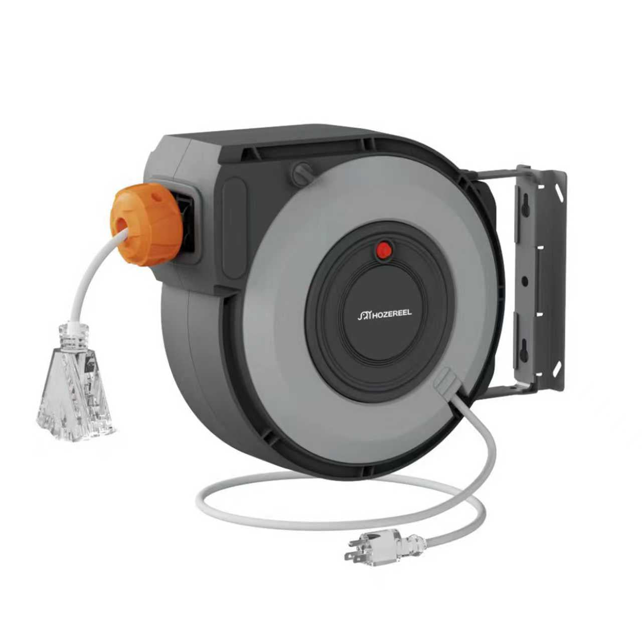 Retractable Extension Cord Reel 70 FT Power Cord 14AWG/3C SJTOW