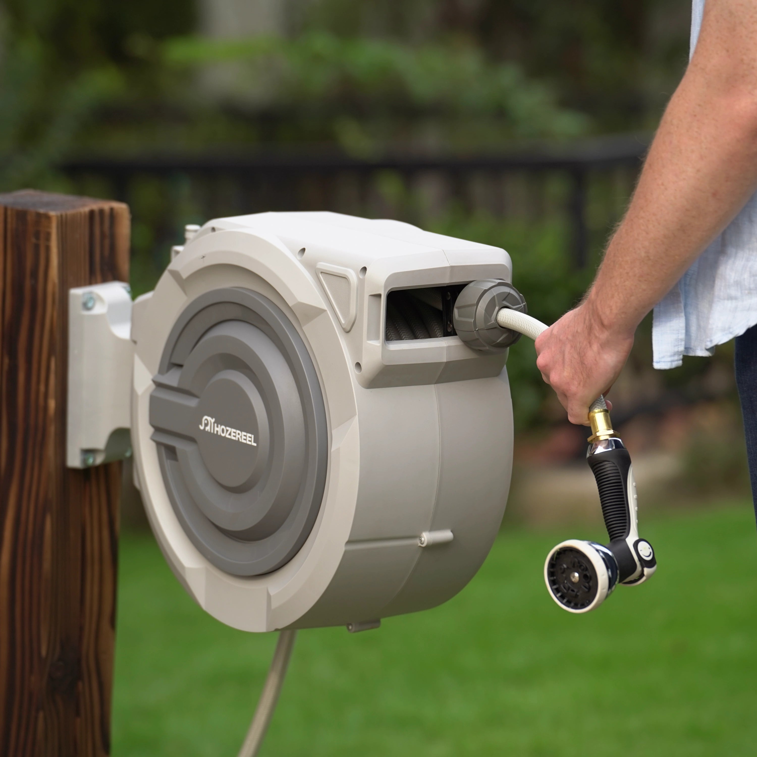 Smart Retractable Garden Hose Reel