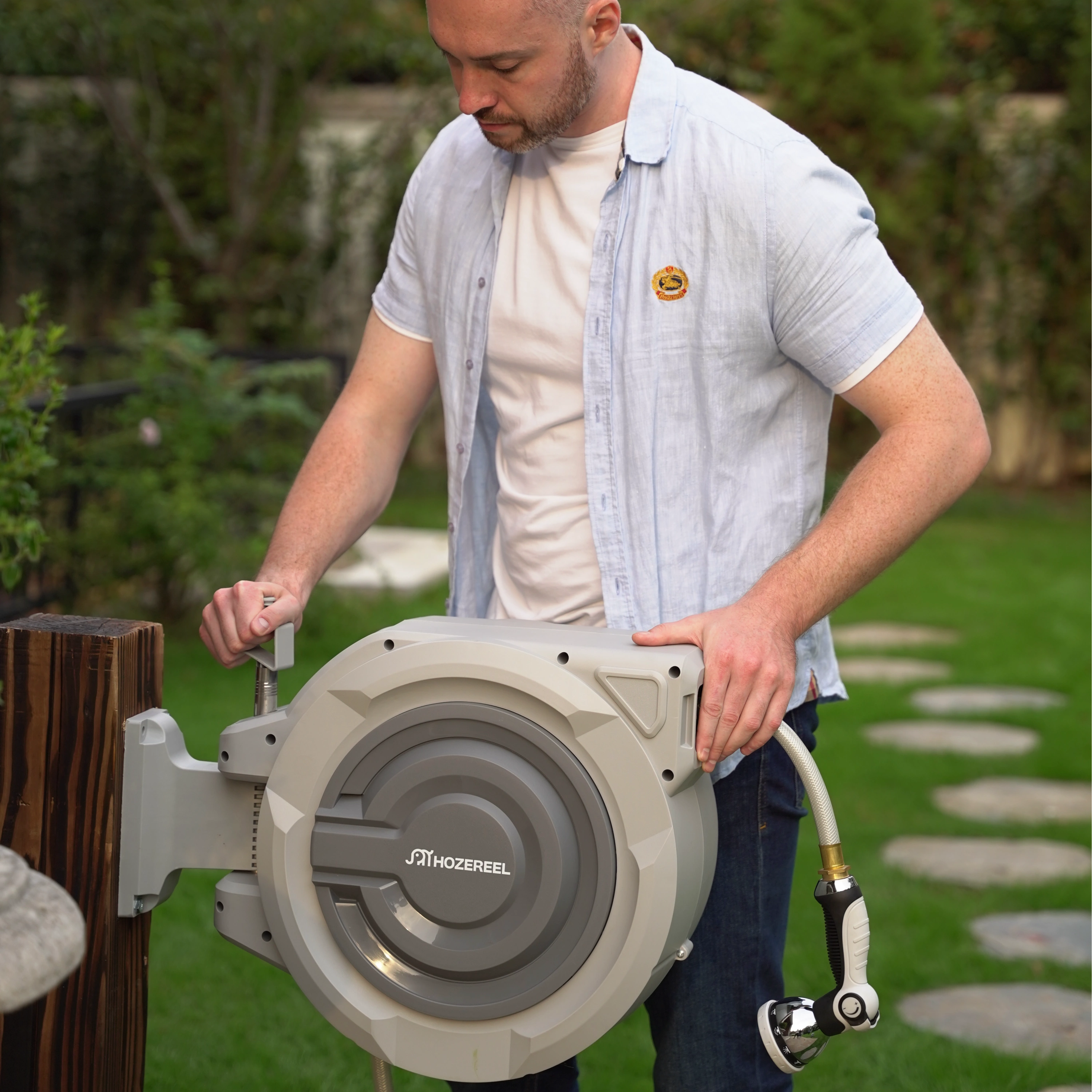 Smart Retractable Garden Hose Reel